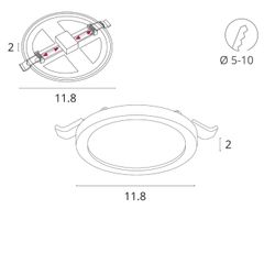 Встраиваемый светильник Arte Lamp