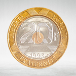 France, 20 Francs 1993 - Mont Saint Michel, VF