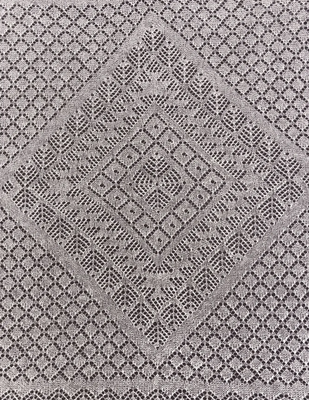 Оренбургский пуховый платок-паутинка А120-02 экрю