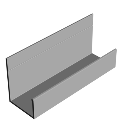 Профиль PDP-100 (L-12) внутренний угол, 3,0 м/п (RAL)