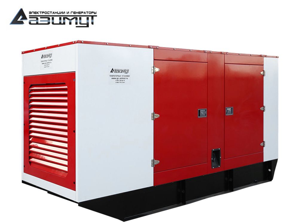 Дизельный генератор Азимут АД-320С-Т400-1РКМ26 Yuchai в кожухе