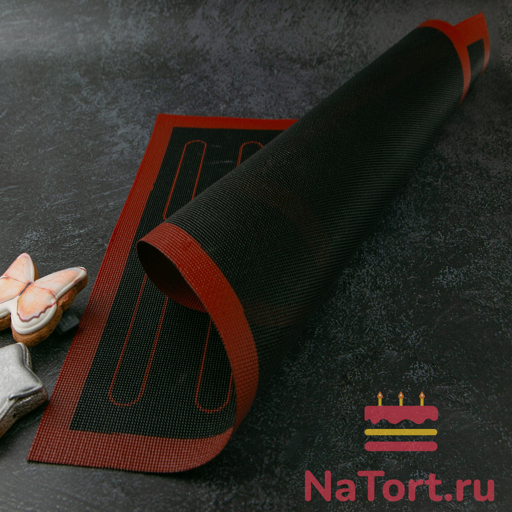 Коврик армированный с разметкой для эклеров  58x38