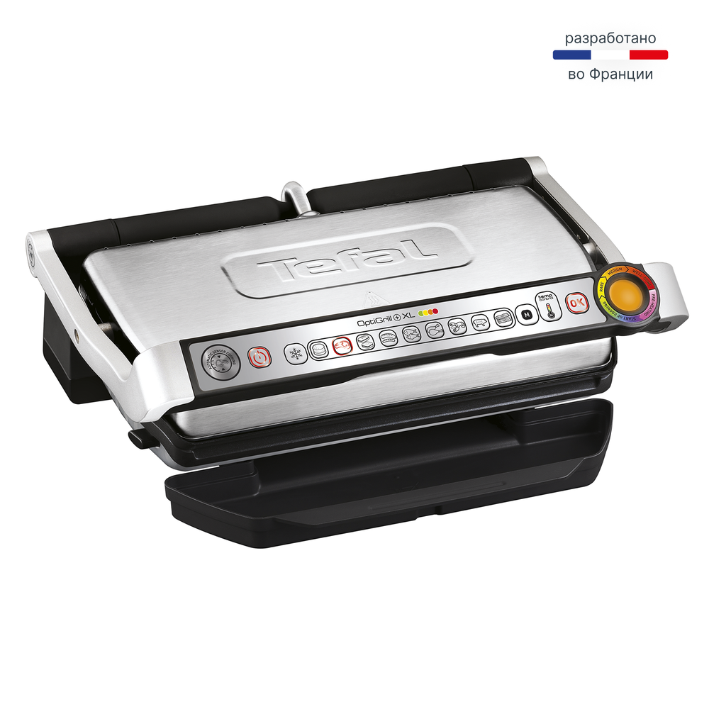 Умный электрогриль Tefal Optigrill + XL GC724D12 c насадкой для запекания