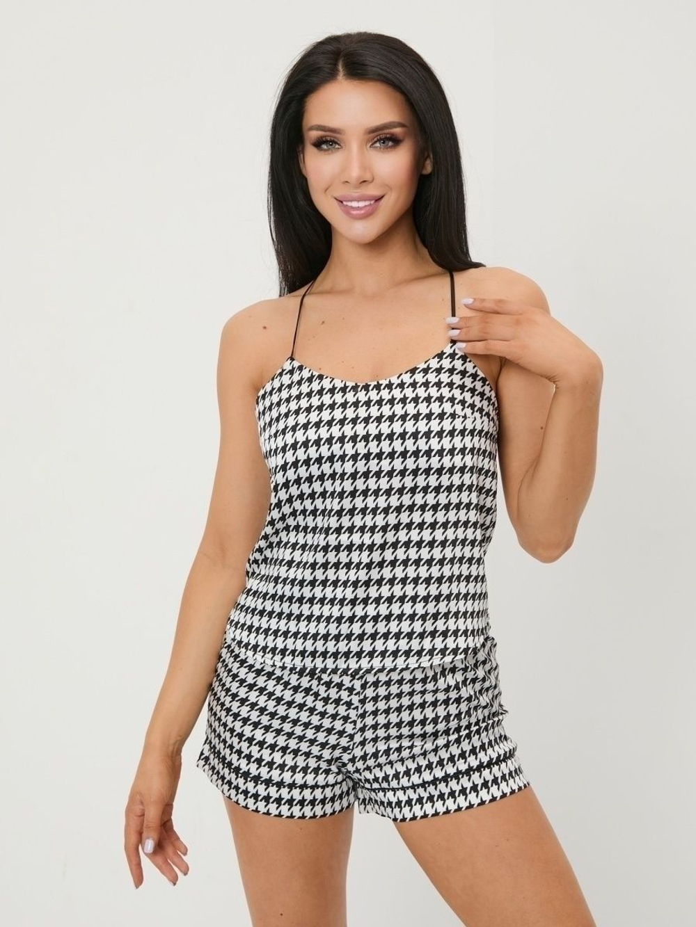 [m]Пижама шорты и майка т/бр 8032