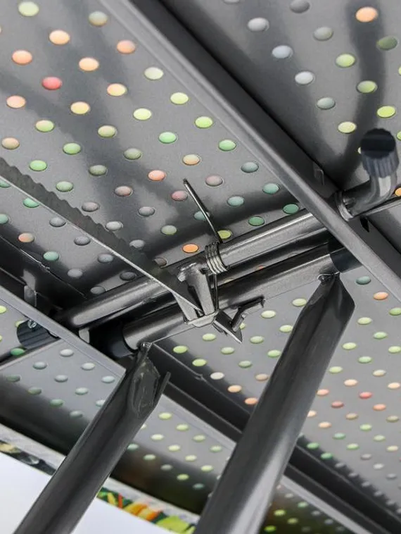 Доска гладильная Nika «Эльза де люкс», 122×40 см, металл, регулируемая высота до 93 см рисунок МИКС