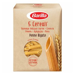 МАКАРОНЫ BARILLA ПАСТА PENNE RIGATE 5 ЗЛАКОВ 450ГР