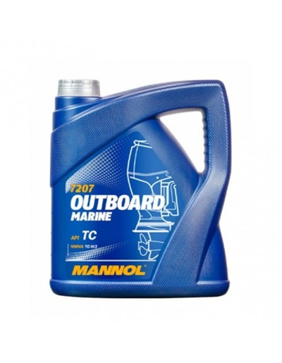 MANNOL 7207 2T OUTBOARD MARINE API TD NMMA TC-W3 п/синт масло моторное 4л
