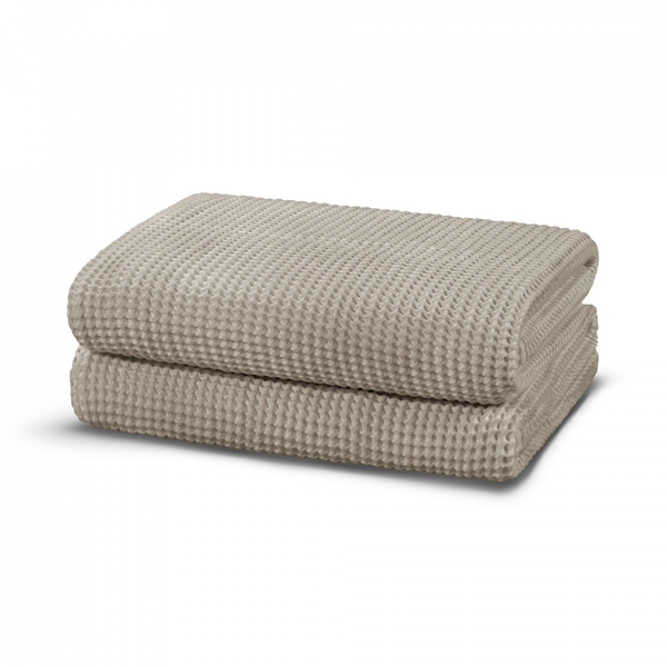 Полотенце 76x142 L'appartement Modal Waffle warm gray дымчатое