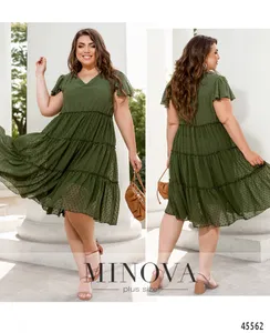 Платье 8638-1-хаки Minova