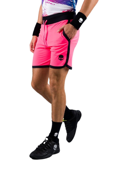 Мужские теннисные шорты Hydrogen Tech Shorts Man - fluo fuchsia 2