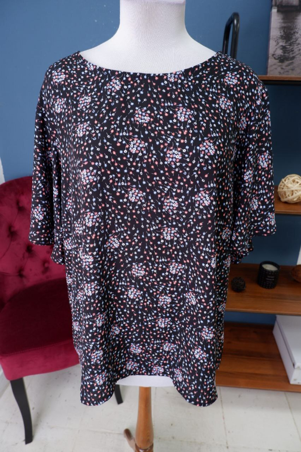 Блузка Gloria Jeans с принтом 48 размер