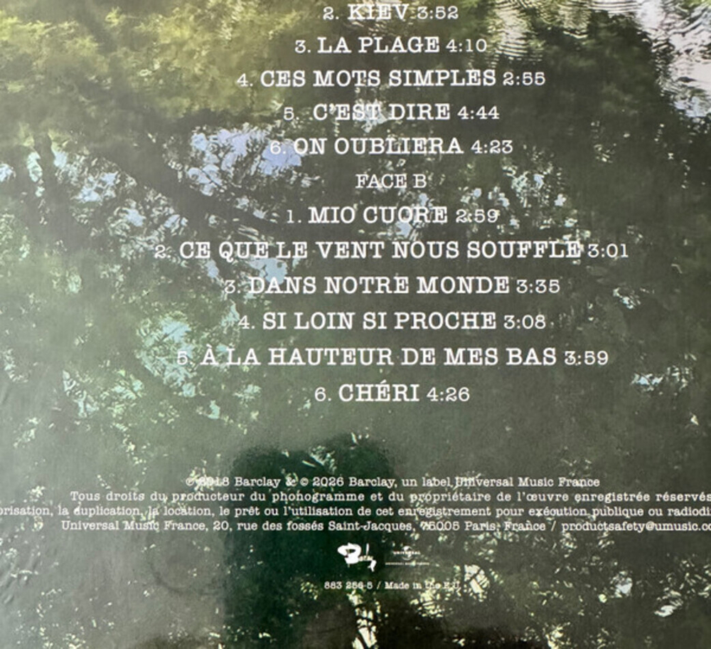 Vanessa Paradis / Les Sources (LP)