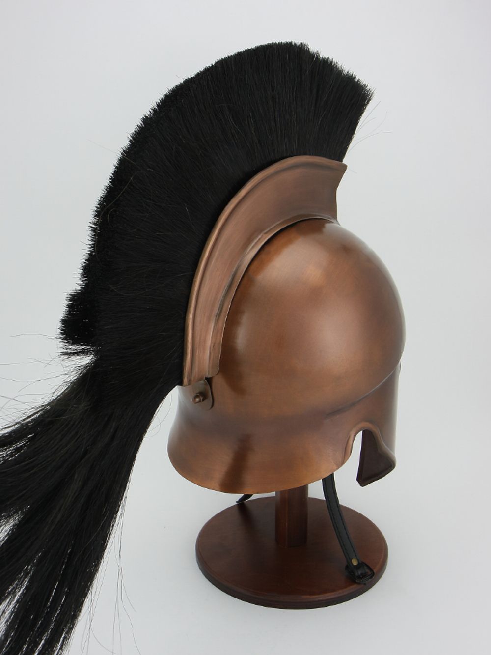 Nautical Шлем коринфский с черным плюмажем