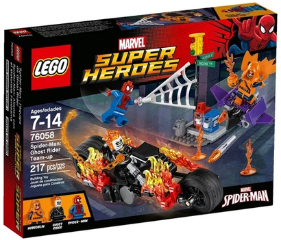 LEGO Super Heroes: Человек-паук союз с Призрачным гонщиком 76058