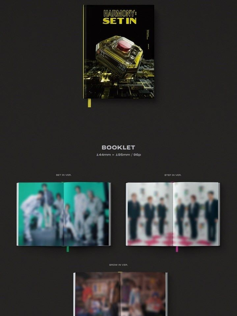 Альбом P1Harmony - HARMONY : SET IN 5th Mini Album 3 Version SET