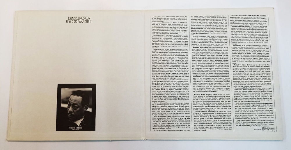 Винтажная виниловая пластинка LP Duke Ellington New Orleans Suite (1971 USA)