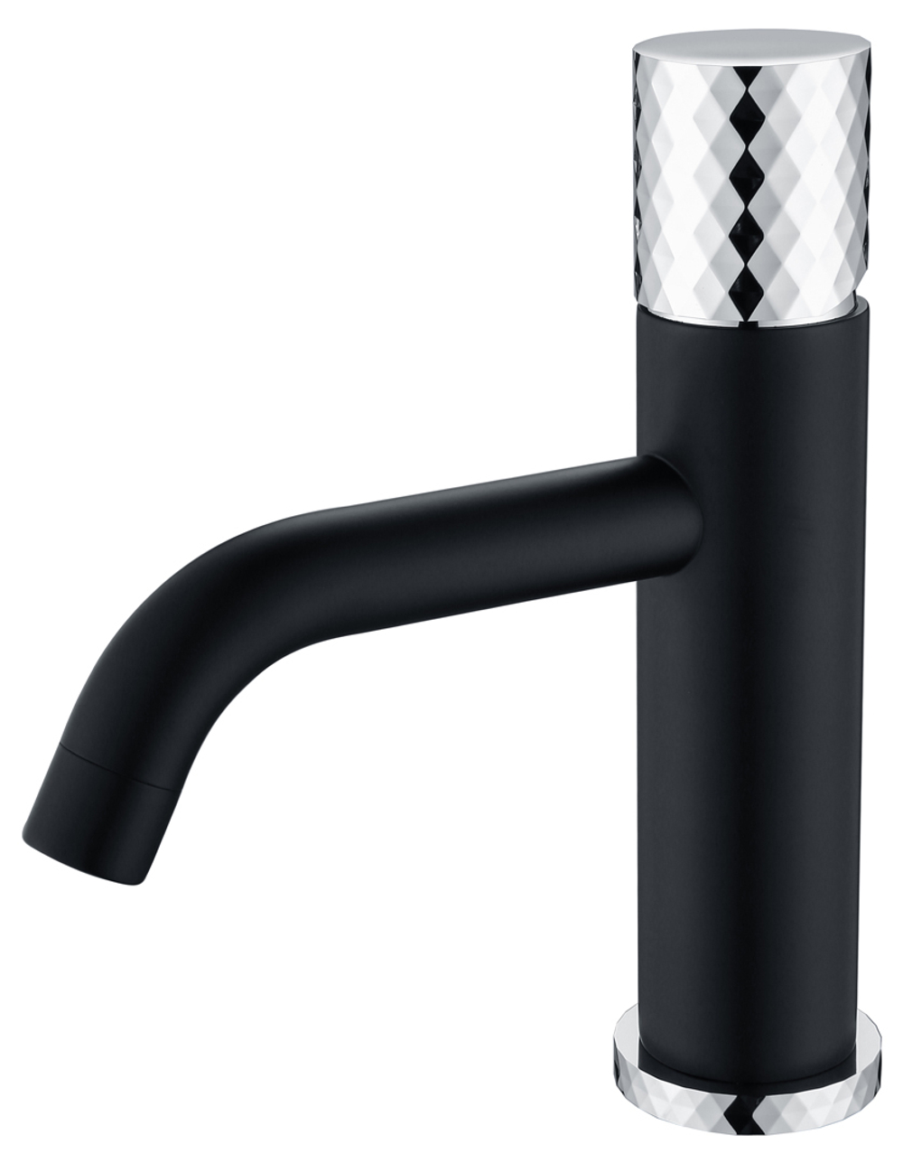 Boheme Смеситель STICK для умыв. низ. BLACK DIAMOND CHROME_Комплект