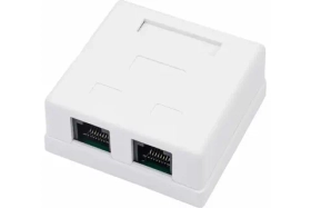 Компьютерная розетка -2RJ-45 CAT5e 03-0151