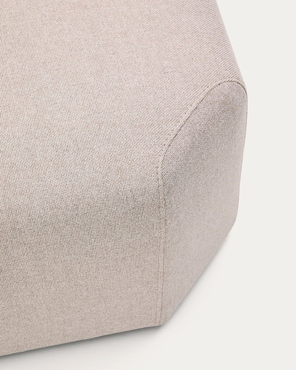 Угловой модульный диван Neom бежевого цвета 75 см