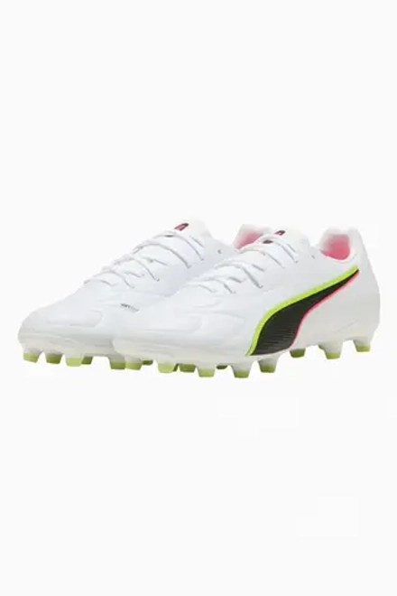Бутсы Puma King 20 Match FG/AG Junior - белый
