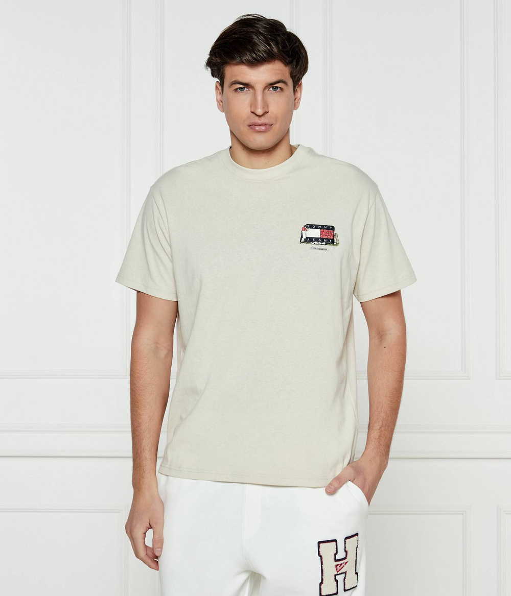 Футболка Tommy Jeans - бежевый(DM0DM20351)