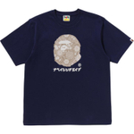 A Bathing Ape Bathing Ape Футболка Cotton Drop Shoulder Sleeve Moderate Straight Fit Summer 0zxtem345101q