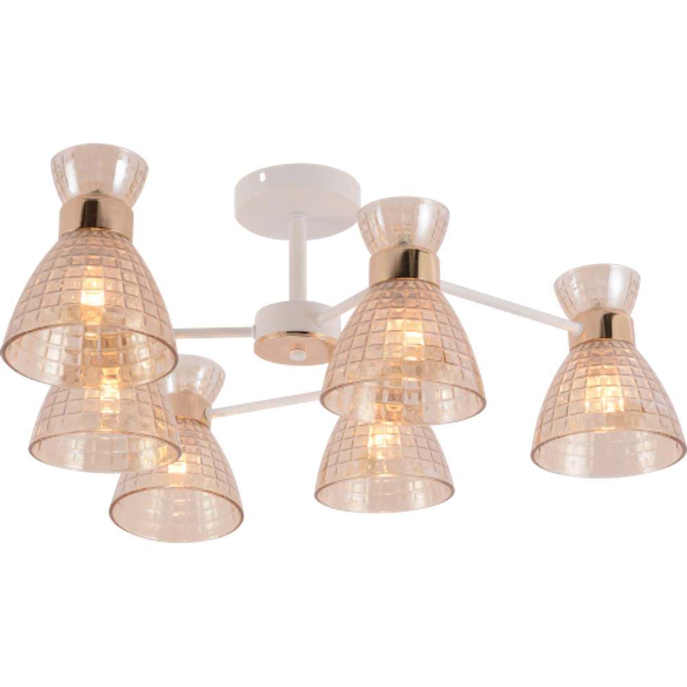 Люстра Rivoli Frances 9182-306 6хЕ27 60 Вт модерн | Rivoli