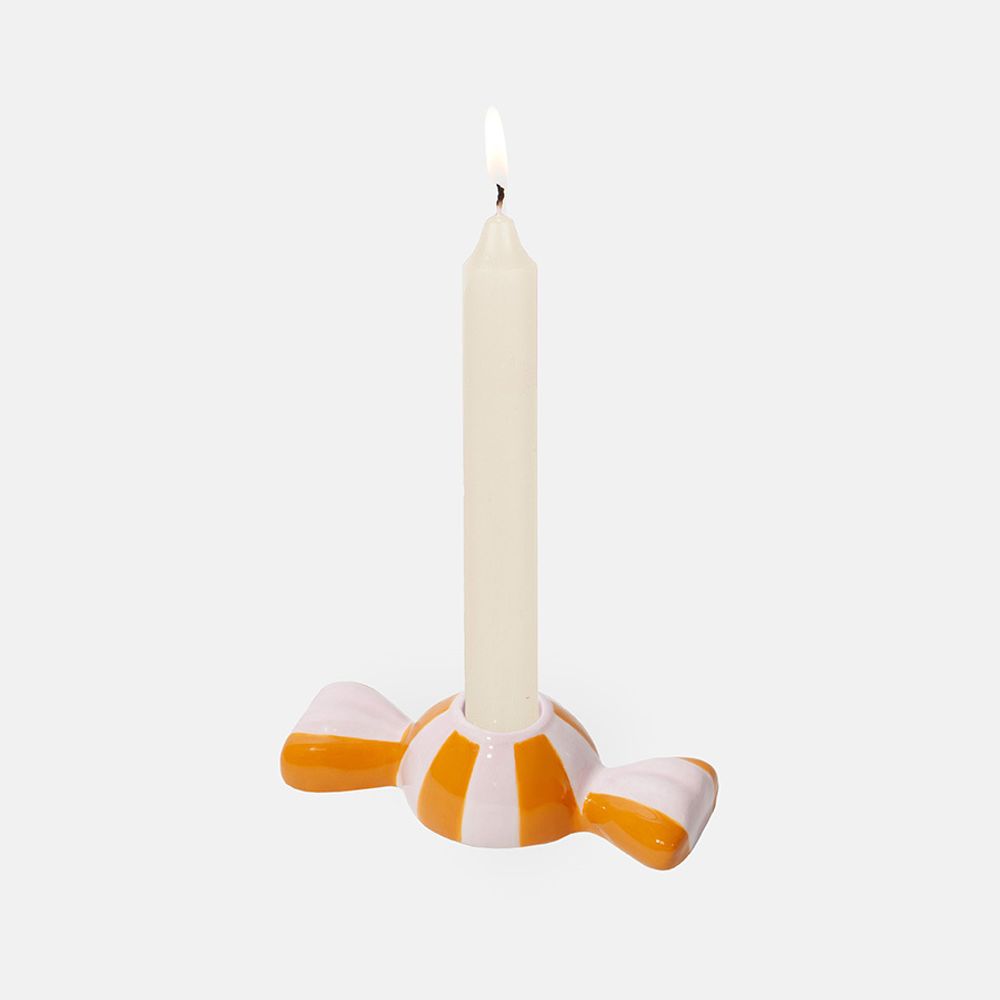 Подсвечник Funfair, 5,5х12х3 см, оранжевый