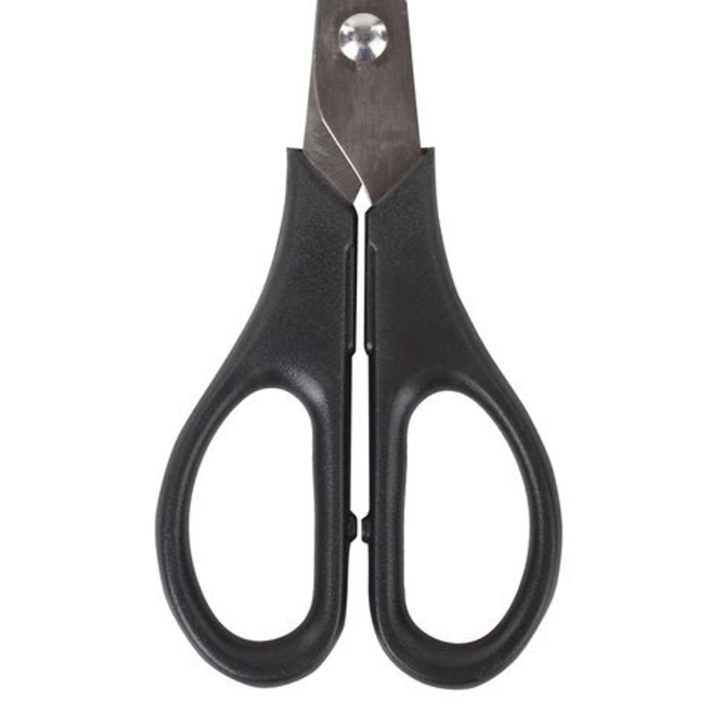 Ножницы ОФИСМАГ "Standard" 170 мм, классической формы, черные, 237099