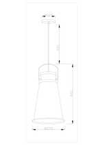 Подвесной светильник Moderli V1451-1P Done