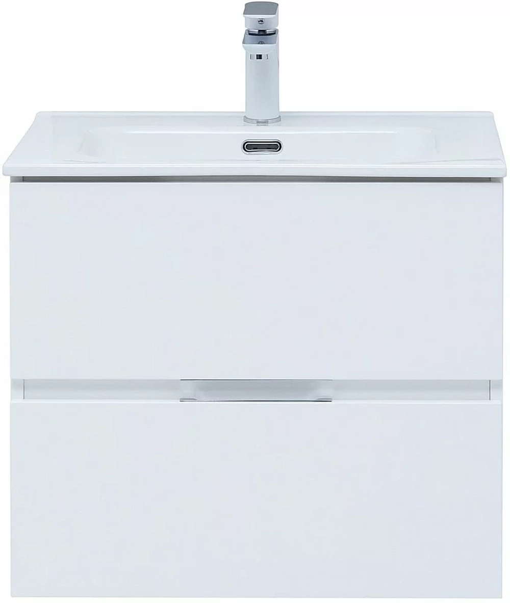 Тумба с раковиной Aquanet Алвита New 277510 60 белый матовый