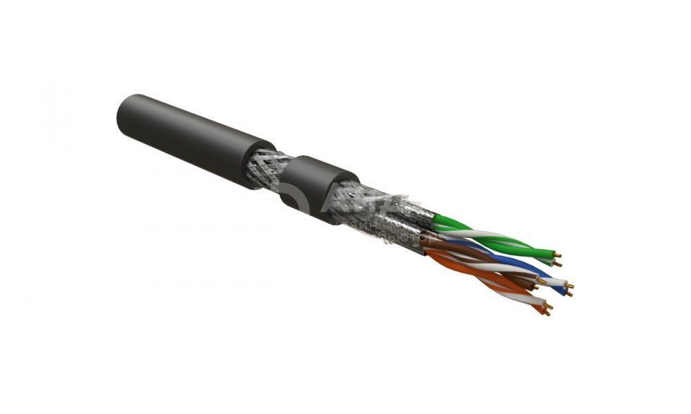 Кабель интерфейсный промышленный Hyperline ISFTP4-C7-P23/7-SHF2-BK