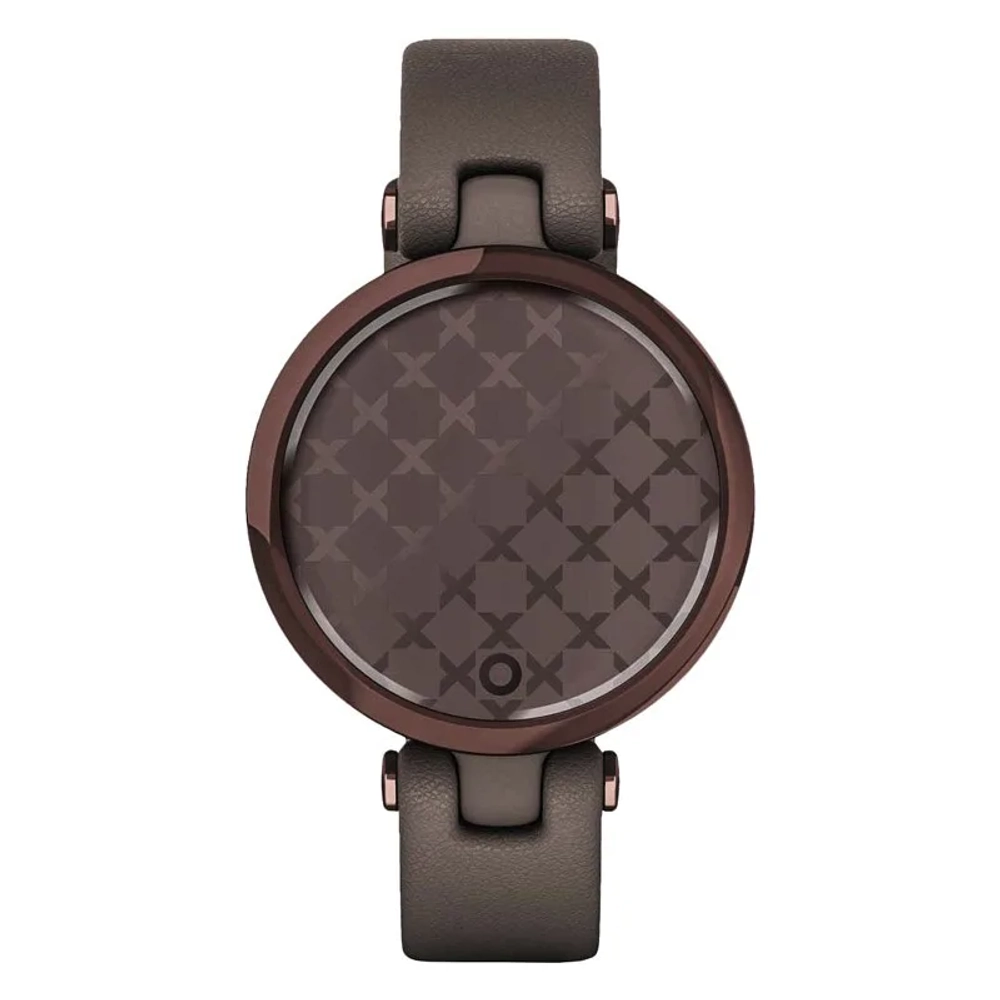 Смарт-часы Garmin Lily темно-бронзовый безель, корпус цвета Paloma и итальянский кожаный ремешок 010-02384-B0