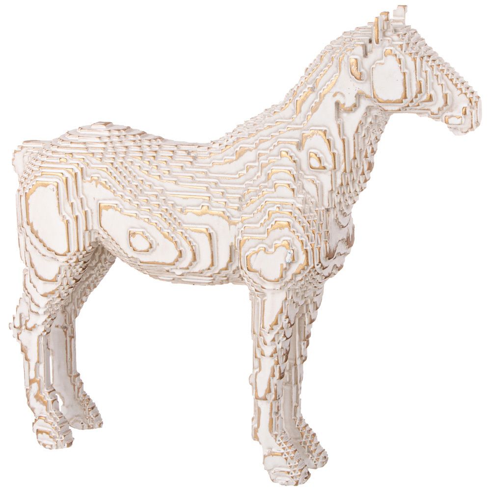 ФИГУРКА ДЕКОРАТИВНАЯ "ЛОШАДЬ" 30Х8,5Х28,5 СМ