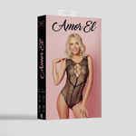 Боди Amor EL с вырезом в виде шнуровки (S/L)