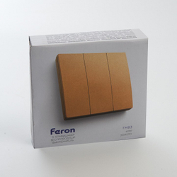 Выключатель трехклавишный беспроводной Feron 41727