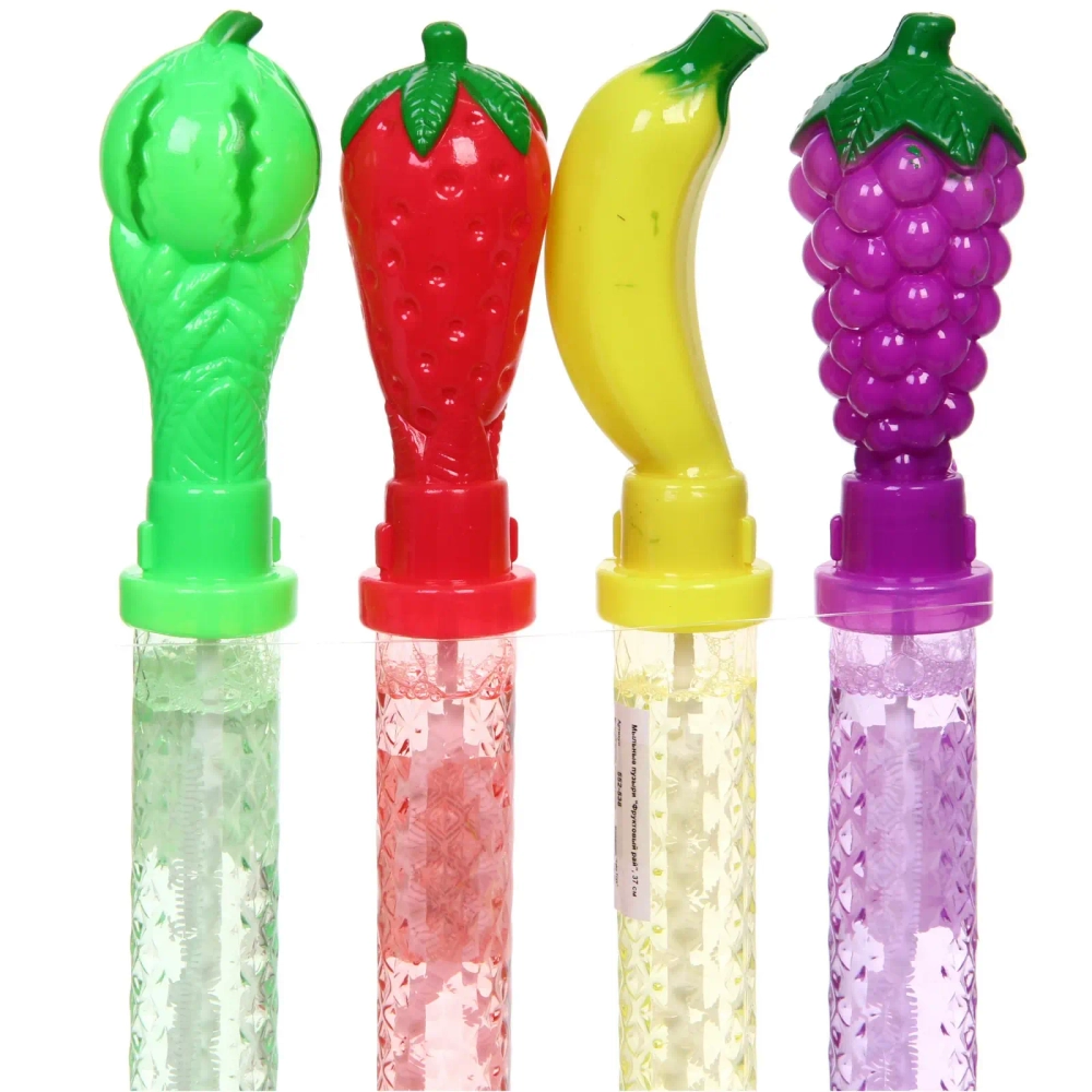 Мыльные пузыри «Фруктовый рай», 37 см, 150 мл, цвет микс