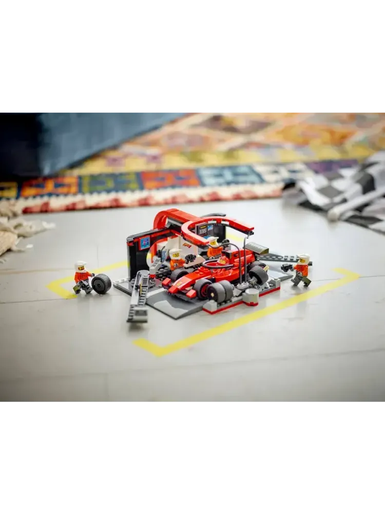 Конструктор Сity 60443 Formula 1, пит-стоп команды Ferrari