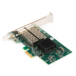 Exegate EX296229RUS Сетевой адаптер ExeGate EXE-82576-F2 (PCI-E x1 v2.0, порты 2xSFP, 10/100/1000Mbps, Gigabit Server NIC Intel Chipset 82576-F2)