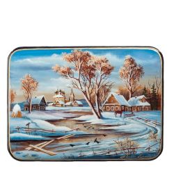 ШК-55/ 30 Шкатулка «Пейзаж» исп. Белова