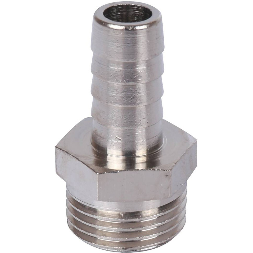 Штуцер НР никелированный 1/2"x12 STOUT