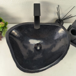 Каменная раковина из речного камня RS-04942 (50*38*14) 0856 из натурального камня