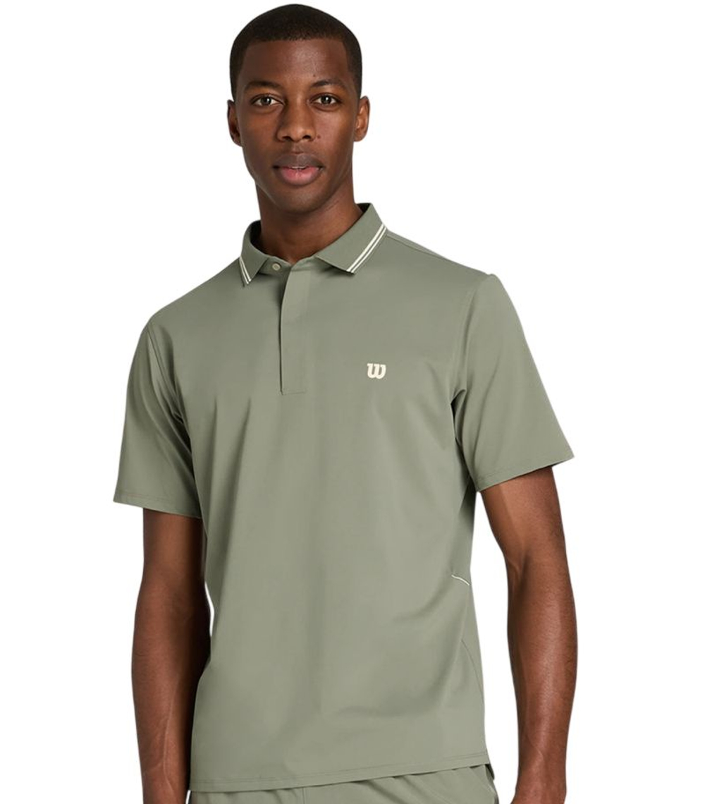 Теннисное поло Wilson Challengers Technical - vetiver