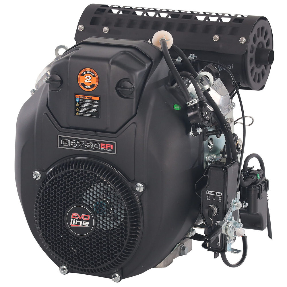 Двигатель бензиновый EVOline GB 750 EFI