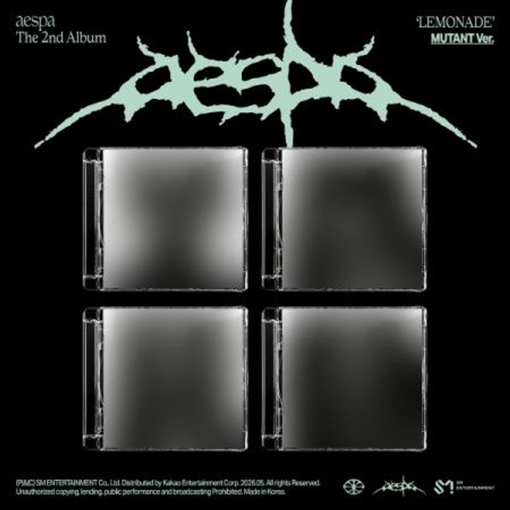 (ПРЕДЗАКАЗ) Альбом aespa - LEMONADE 2nd Album MUTANT 4 Version SET