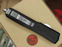 Нож Microtech Makora S/E - темная рукоять, клинок стоунвош