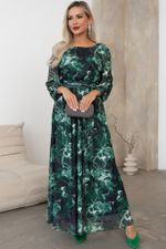 Платье Рафаэлла (малахит) Р11-1233/5 Nikol