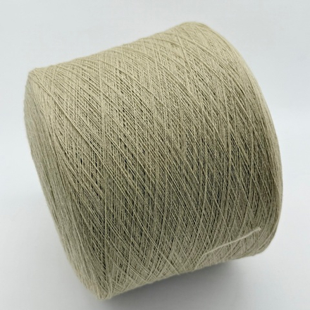 Пряжа Lanecardate Canberra 1/15.5 (100% мериносовая шерсть кардная) 1550 м/100гр, бежевый хаки