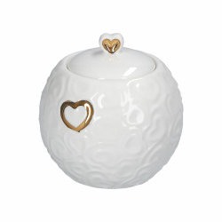 La Porcellana Bianca - Сахарница Valentino Oro 270мл с ложкой / артикул   P013901300  / GTIN 8027549100666