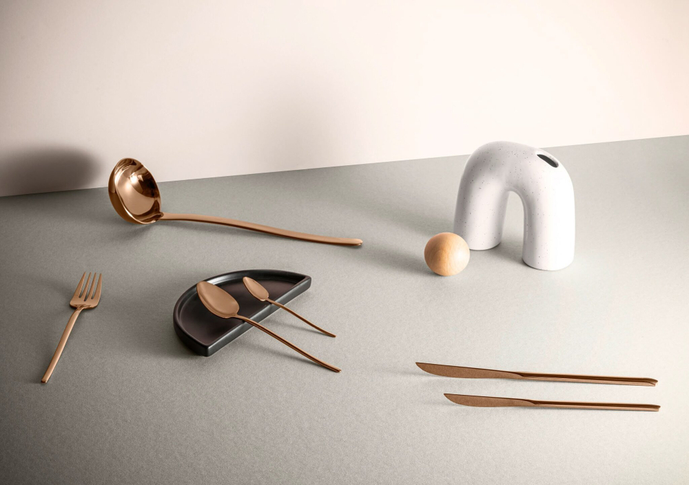 Набор столовых приборов 24шт Herdmar Stick Copper медный